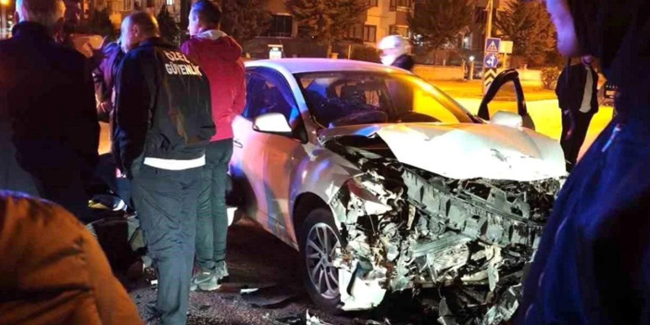 Elazığ’da Gece Yarısı Kaza: 2 Yaralı