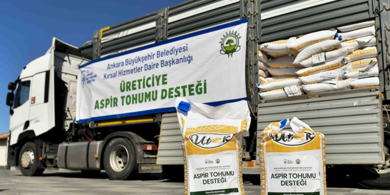 Başkent’te çiftçiye can suyu: Binlerce kilo tohum dağıtıldı