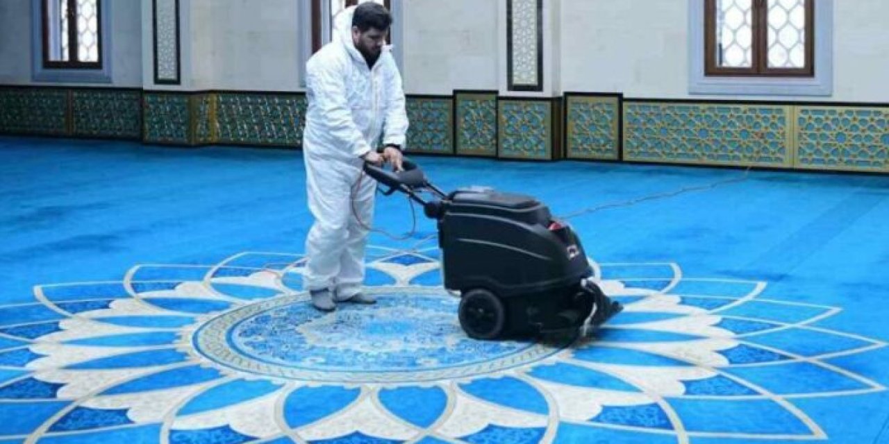 Başkentte bayram temizliği seferberliği: Camiler hazırlanıyor