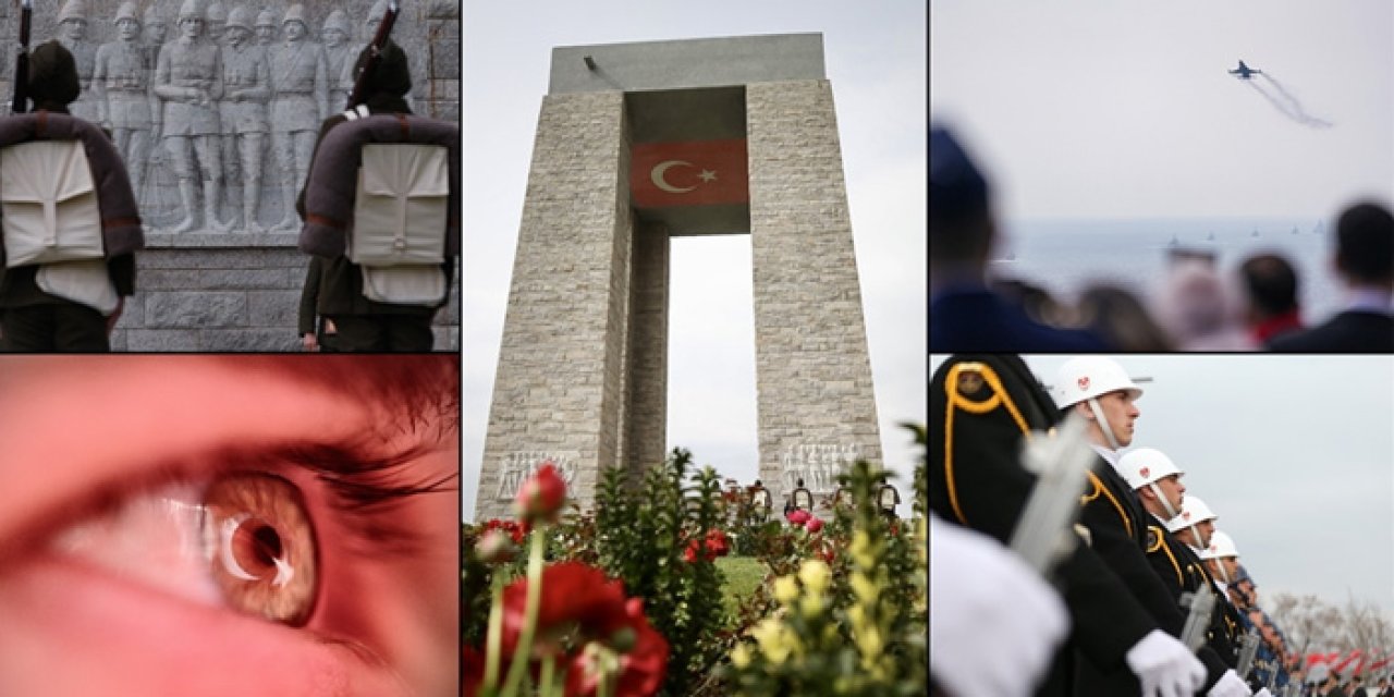 Çanakkale Deniz Zaferi'nin 111. yıl dönümü dolayısıyla törenler düzenlendi