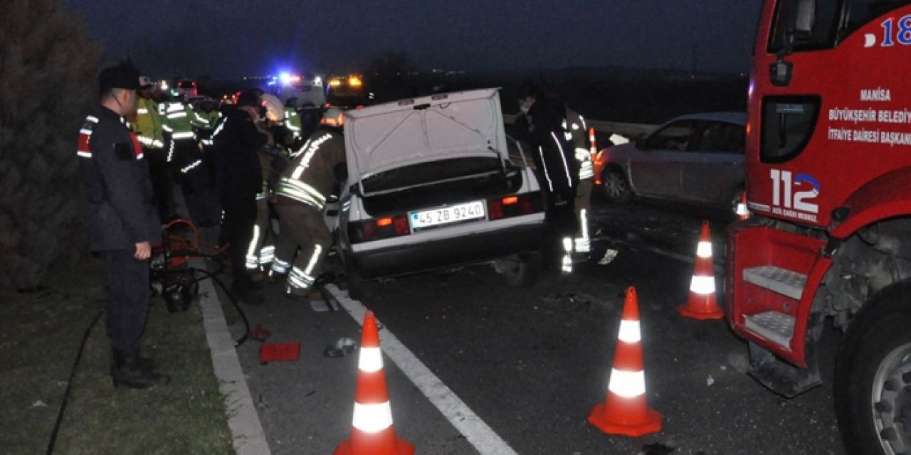 Manisa'da Zincirleme Facia! 2 ölü, 5 yaralı