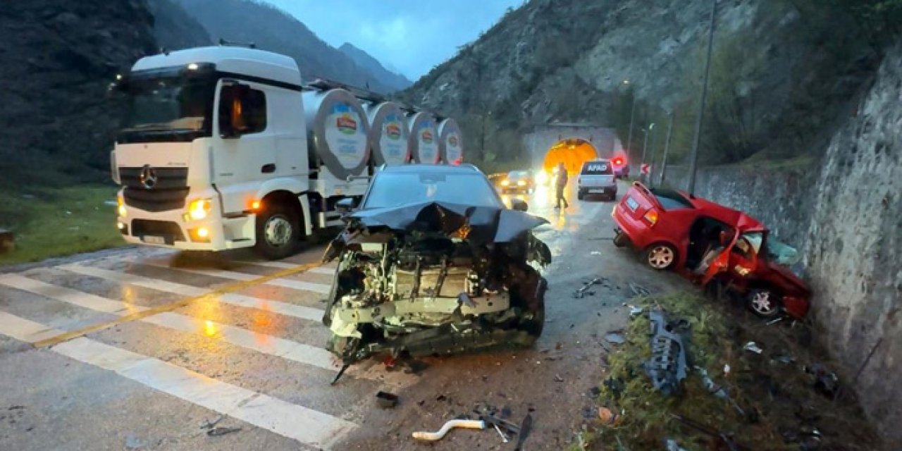 Karabük’te Tünel Girişinde Can Pazarı: 1 Ölü, 5 Yaralı