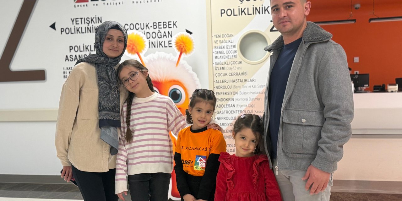 LÖSANTE’de tedavi gören Sümeyye, 'lösemi canavarı'nı yendi