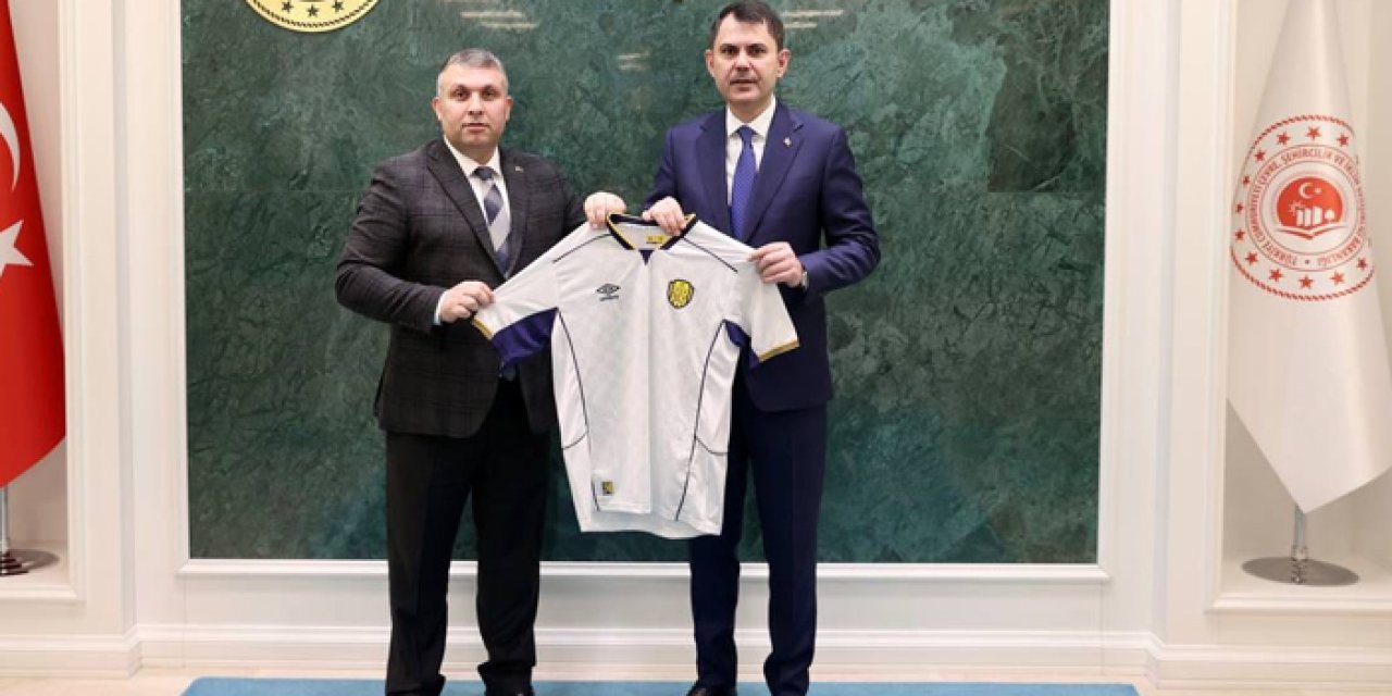 Ankaragücü’nden bakan kuruma ziyaret: Projeler masaya yatırıldı