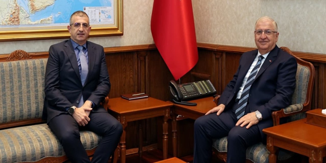 Bakan Güler ve Haluk Bayraktar ile buluştu