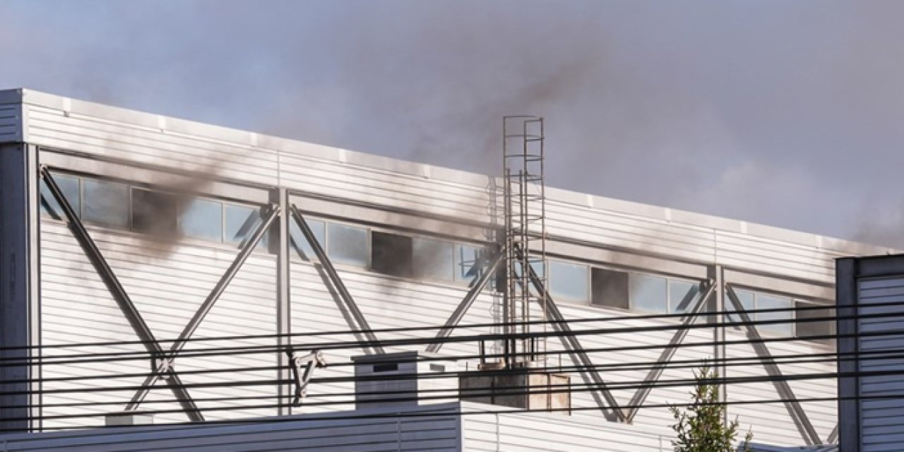 Ankara'da bir basım merkezinde yangın çıktı