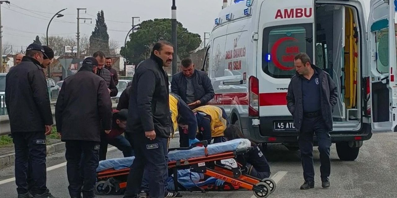 İzmir-Ankara yolunda kaza: Yaşlı adam ağır yaralı
