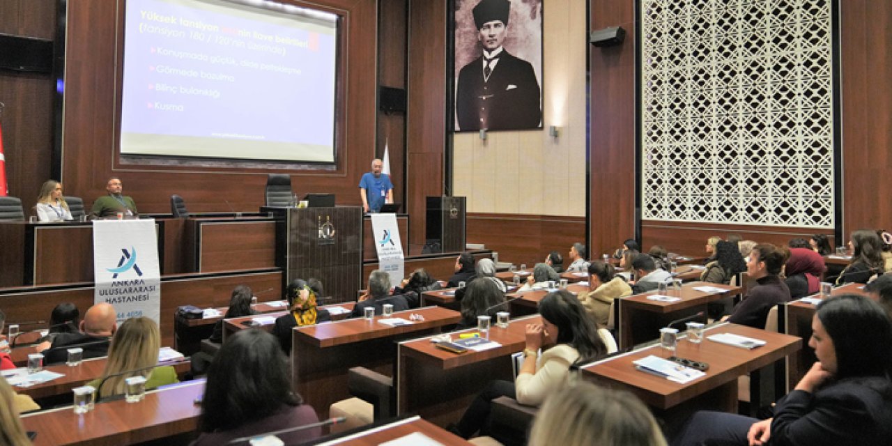 Keçiören’de belediye personeline hayat kurtaran eğitim