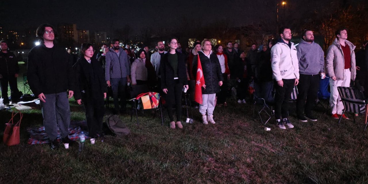 Ankara’da dev ekranda milli maç heyecanı