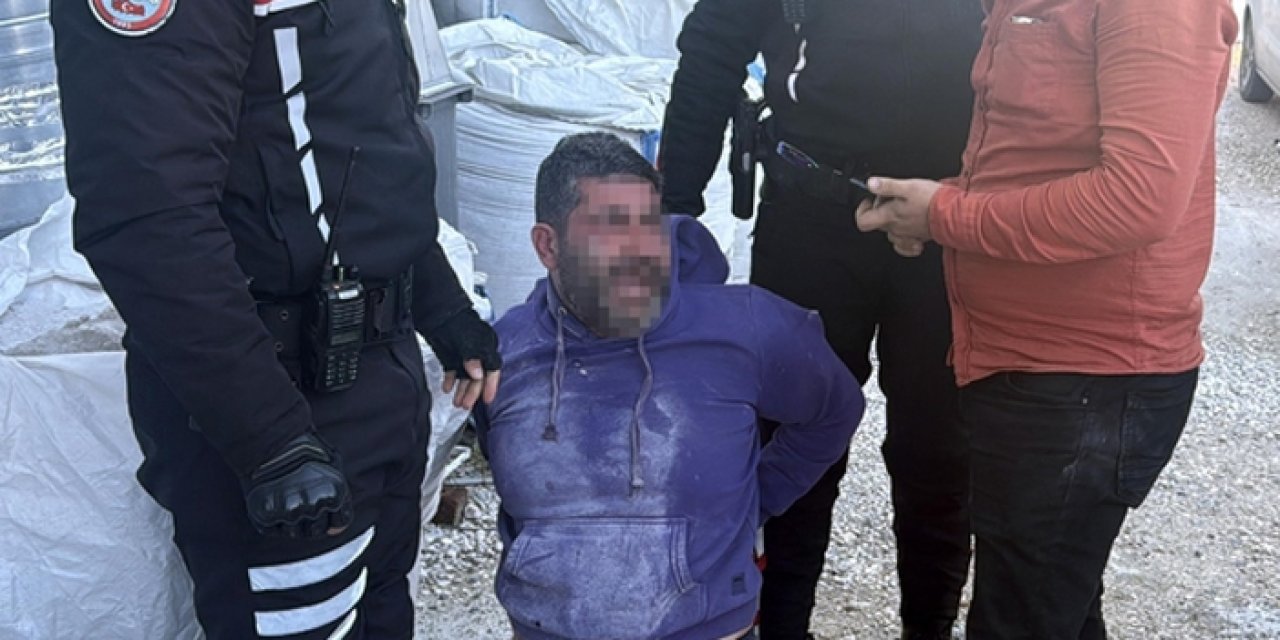 Maaşını alamayan işçi iş yerini ateşe verdi