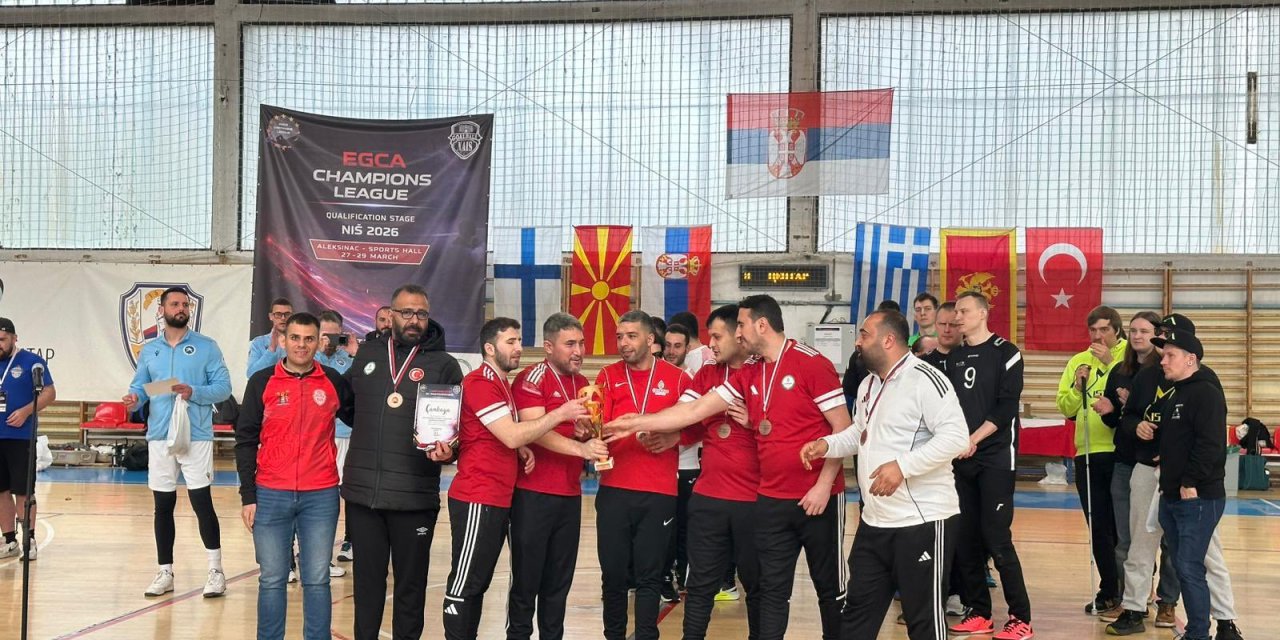 Çankaya Görme Engelliler Erkek Goalball Takımı’ndan büyük başarı