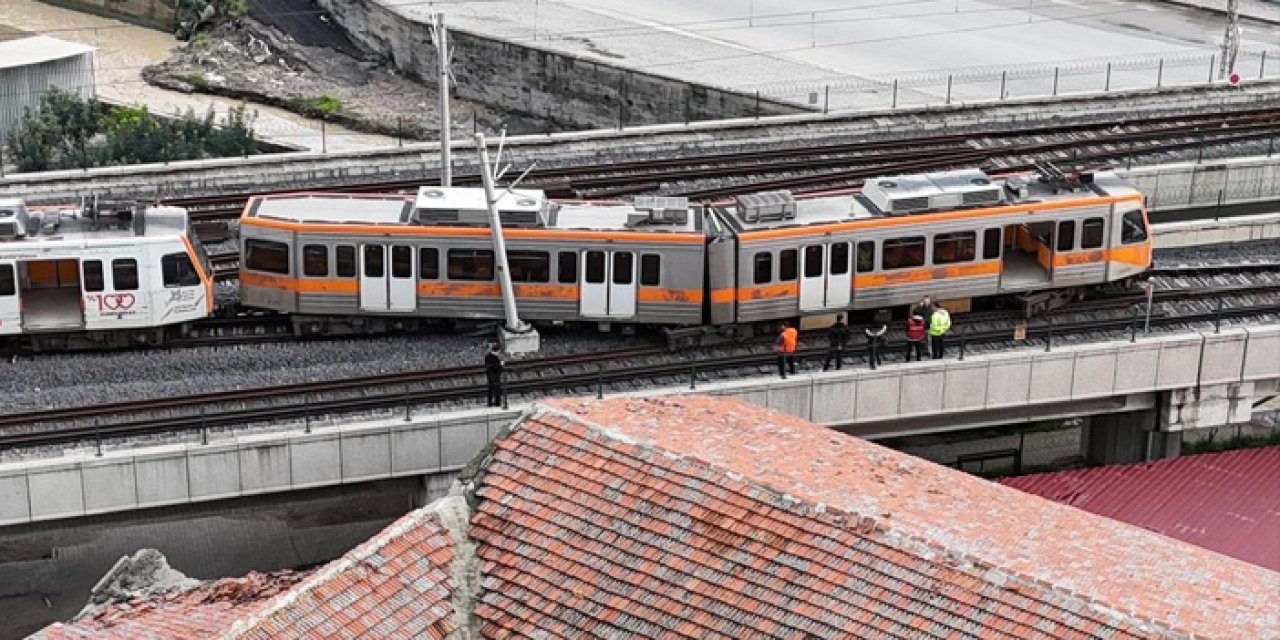Faciadan dönüldü! Adana metrosunda vagon raydan çıktı