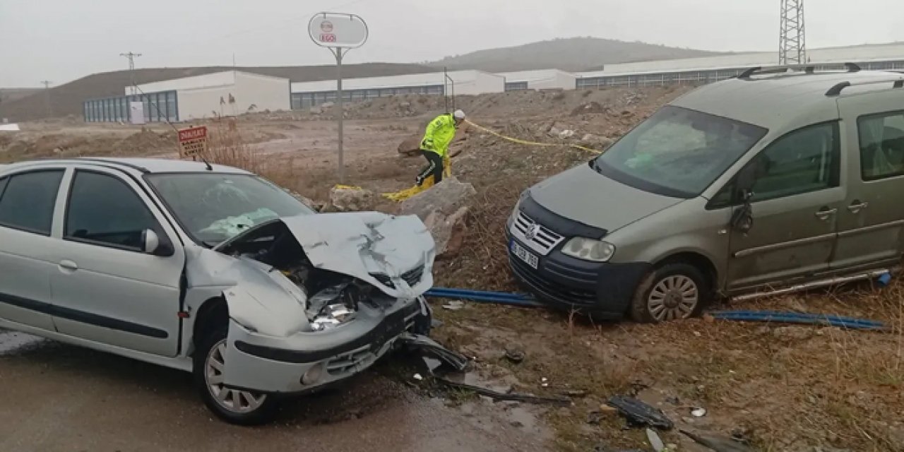 Beypazarı'nda trafik kazası: 1 ölü, 5 yaralı