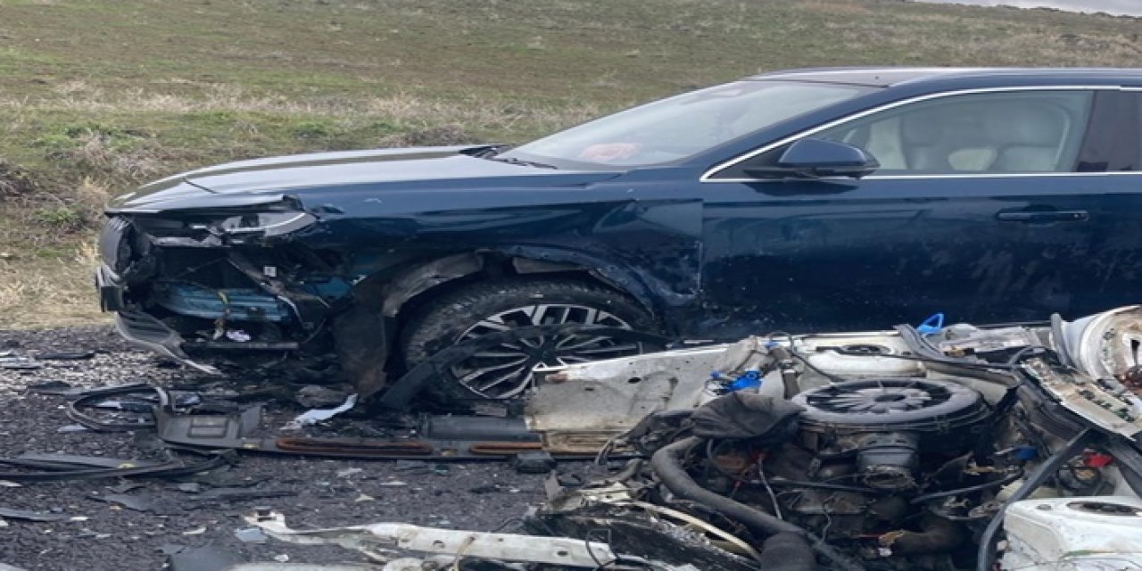 Nevşehir'de iki otomobilin çarpıştığı kazada 1 kişi öldü