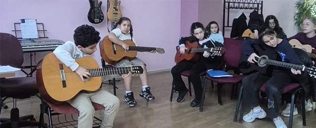 Pursaklar’da müzik eğitimine yoğun katılım