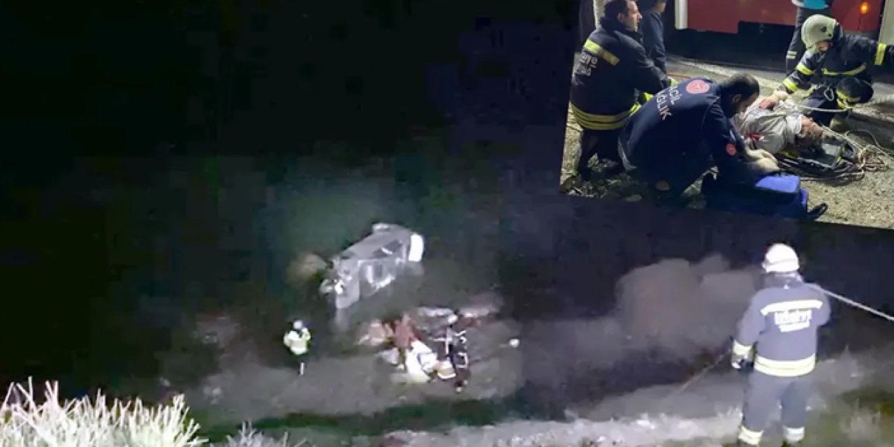 Uçurumdan deniz kenarına uçtu: 3 yaralı