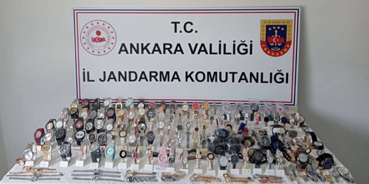 Ankara’da milyonluk kaçak saat operasyonu: 1 kişi gözaltında