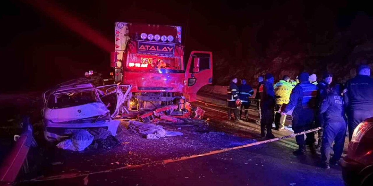 Isparta-Antalya karayolunda feci kaza: 1 ölü, 4 yaralı