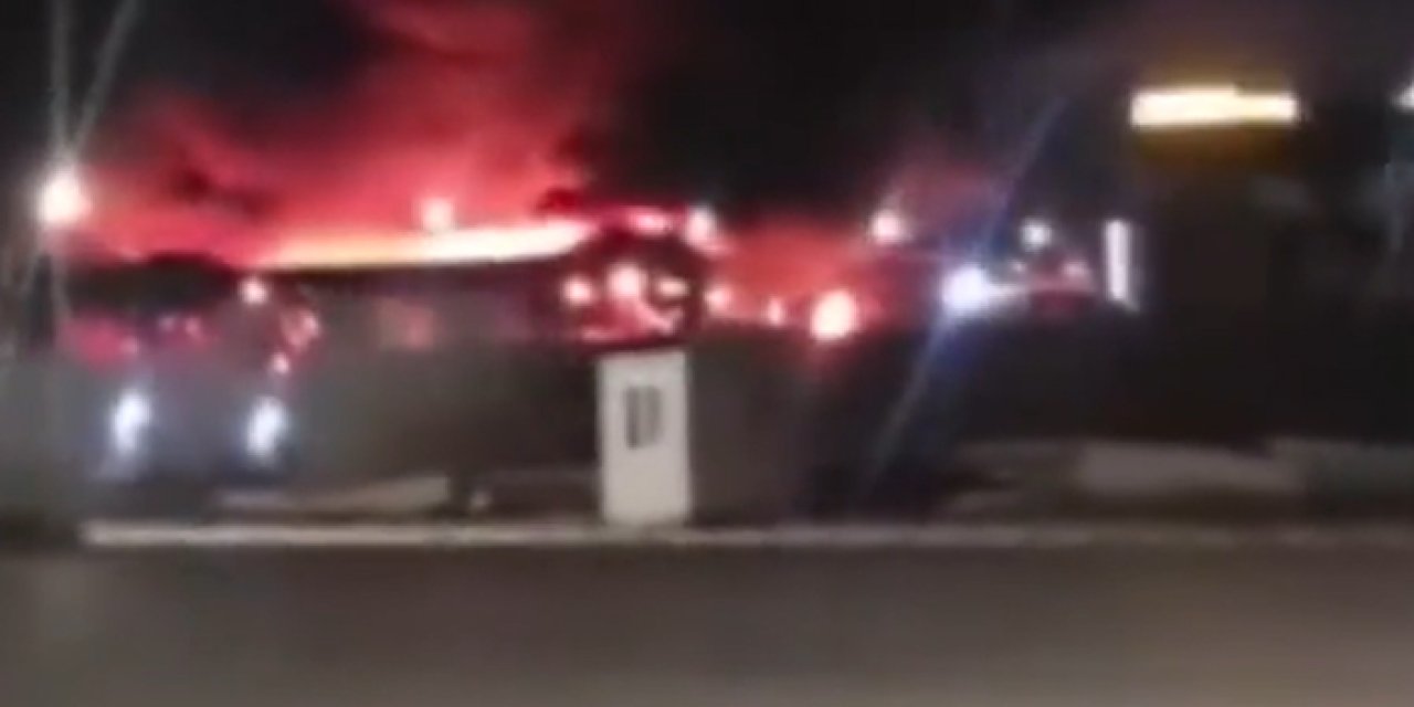 Sincan'da fabrika yanıyor: Müdahaleler sürüyor