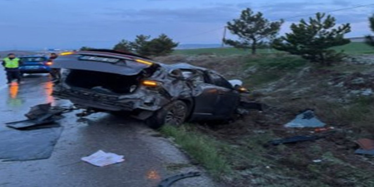 Çorum'da kara yolunda çifte facia: 1 ölü, 3 yaralı