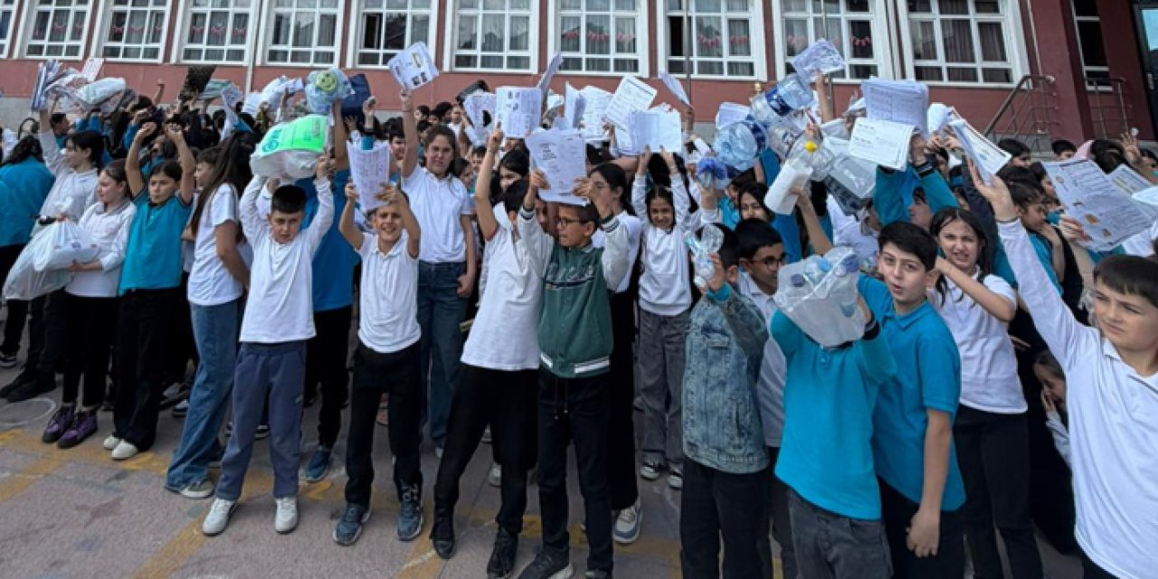Sincan’da okullarda geri dönüşüm seferberliği: Sıfır atık eğitimi başlatıldı