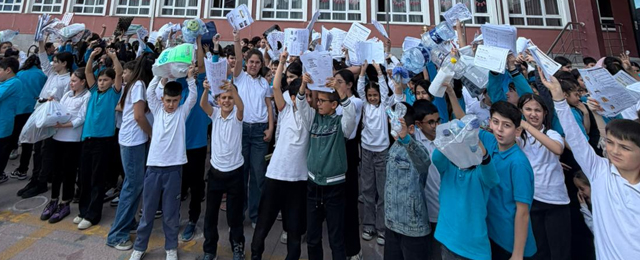 Sincan’da okullarda geri dönüşüm seferberliği: Sıfır atık eğitimi başlatıldı