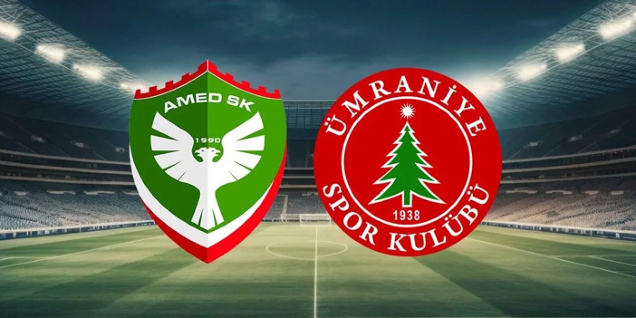 Amedspor Ümraniyespor maçı hangi kanalda? Amedspor Ümraniyespor maçı nereden CANLI izlenir?