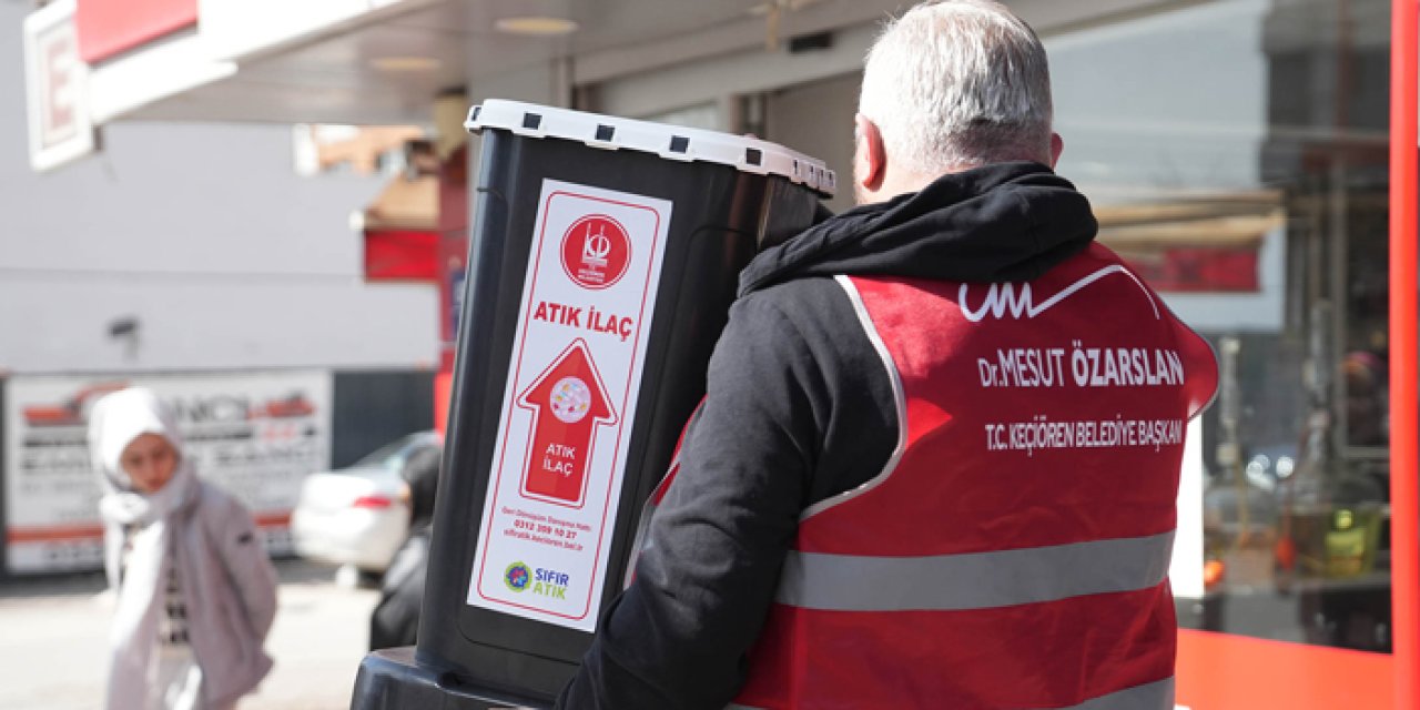 Keçiören’de sağlık ve çevre için yeni adım: Atık ilaçlar toplanıyor