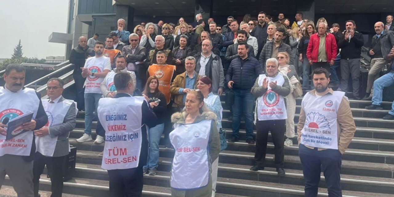 Buca Belediyesi’nde memurlar iş bıraktı