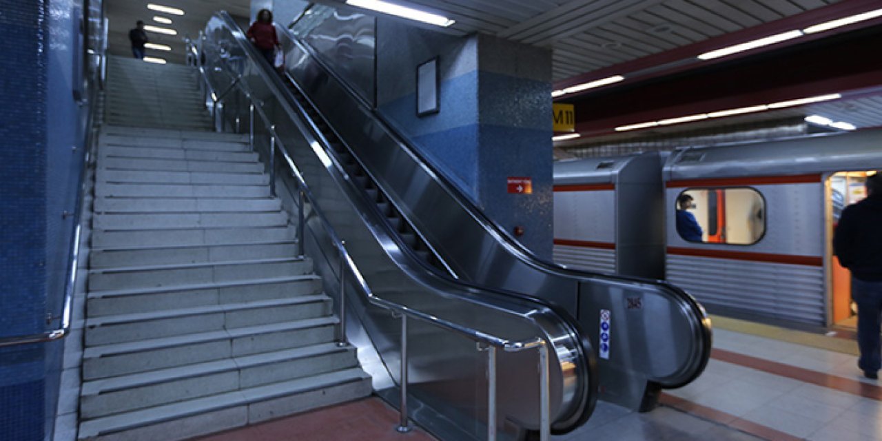 Ankara metrolarında yürüyen merdivenler yenilenecek
