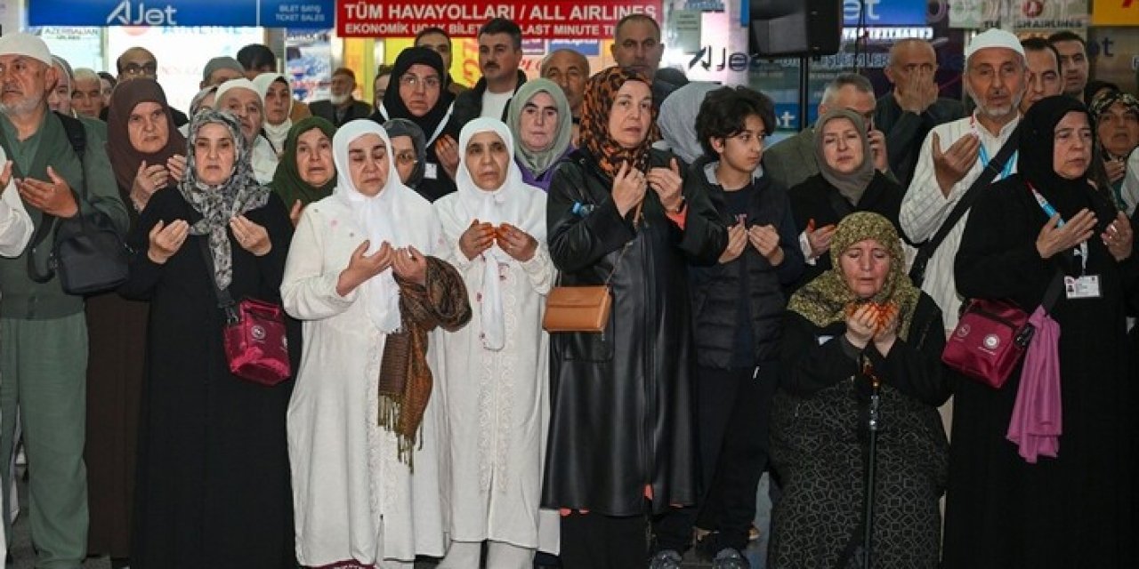 Ankara'dan ilk hac kafilesi uğurlandı