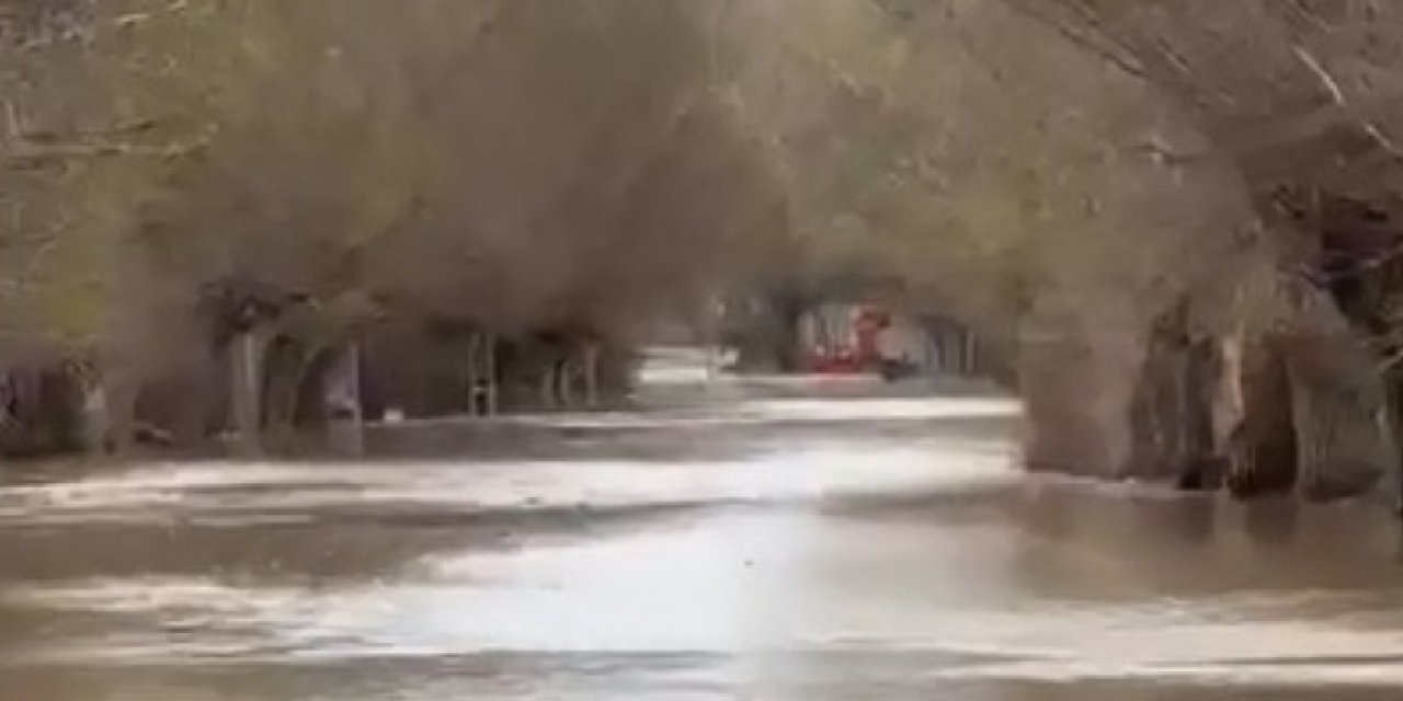 Kızılırmak coştu, Canova sular altında kaldı