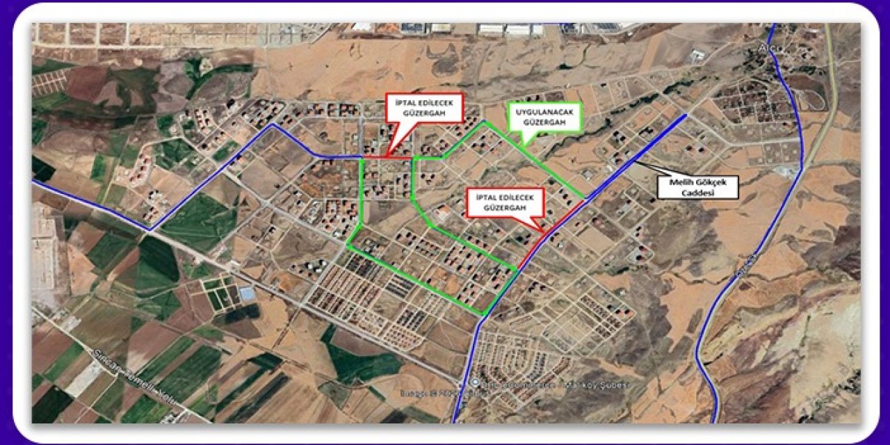Ankara’da 581 ve 581-1 hatlarının güzergâhı yarın itibariyle değişiyor