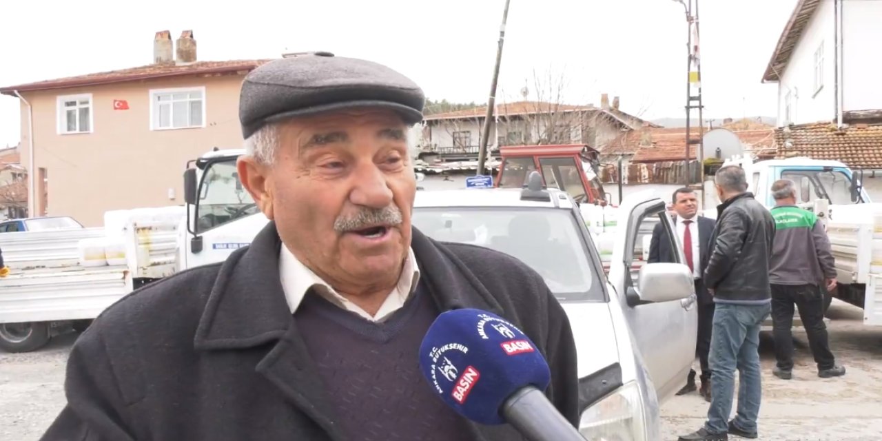 Ankara Büyükşehir 916 üreticiye sıvı gübre dağıttı