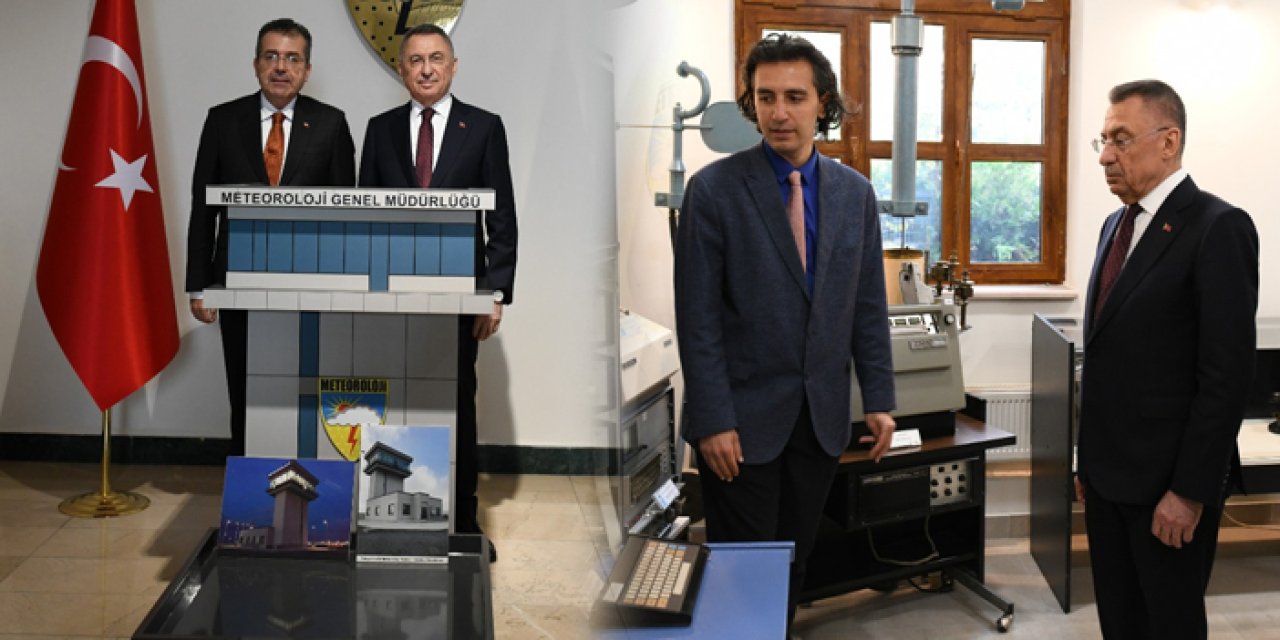 Fuat Oktay’dan meteoroloji ziyareti: Tarih ve bilim aynı çatıda