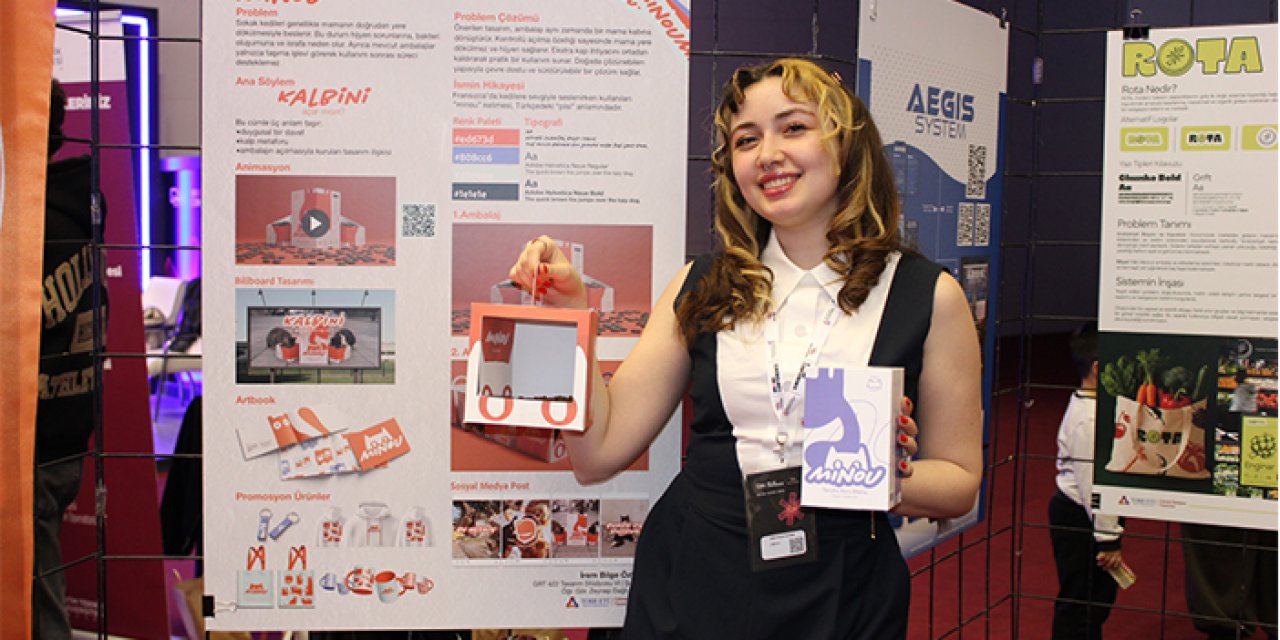 Sokak hayvanları için tasarladı: Temiz ve doğa dostu mama ambalajı