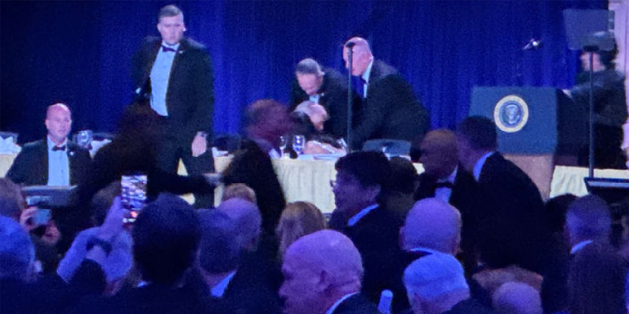 Trump’ın katıldığı yemekte silahlı panik: Saldırgan yakalandı