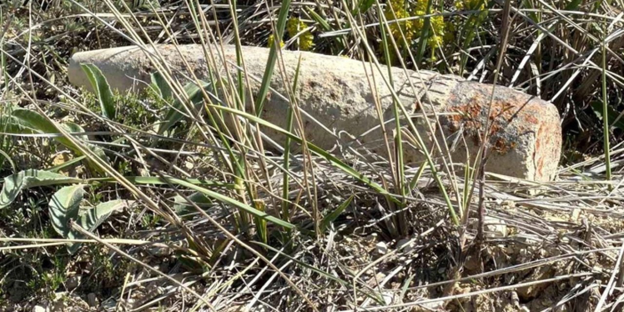 Ankara'da vatandaş mantar ararken patlamamış top mermisi buldu