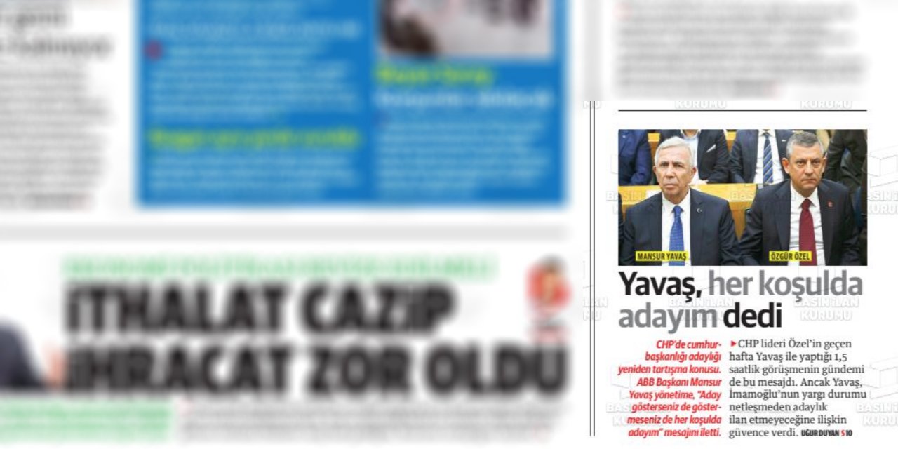 Mansur Yavaş her koşulda adayım dedi mi? ABB açıklama yaptı