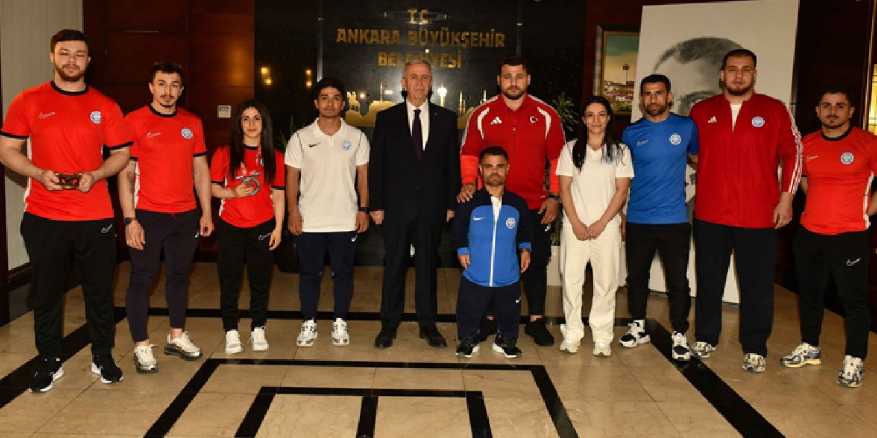 Şampiyonlar başkentte buluştu: Yavaş’tan olimpiyat vurgusu