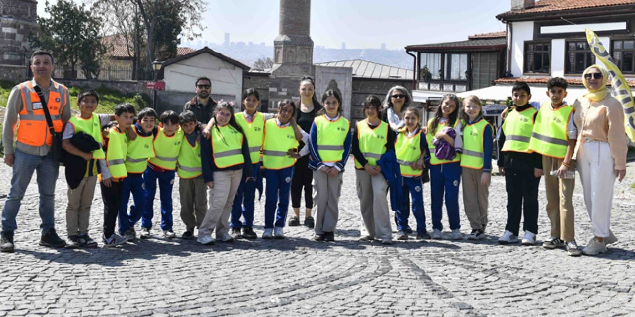 Başkentte çocuklar tarihin izinde kültür elçisi oldu