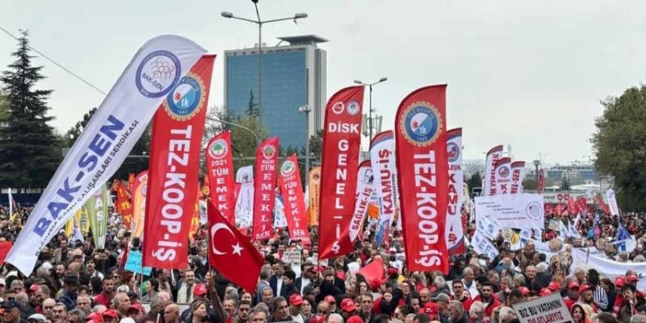 Ankara'da emekçiler 1 Mayıs Emek ve Dayanışma Günü'nü kutladı