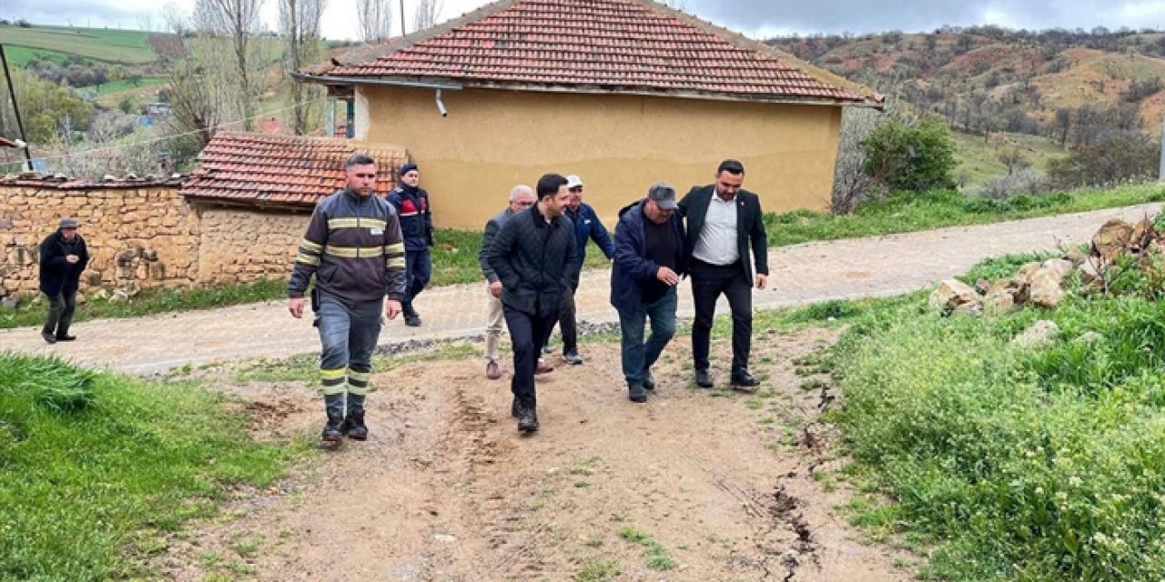 Kırıkkale'de sağanak sonrası heyelan: 9 yapı hasar gördü
