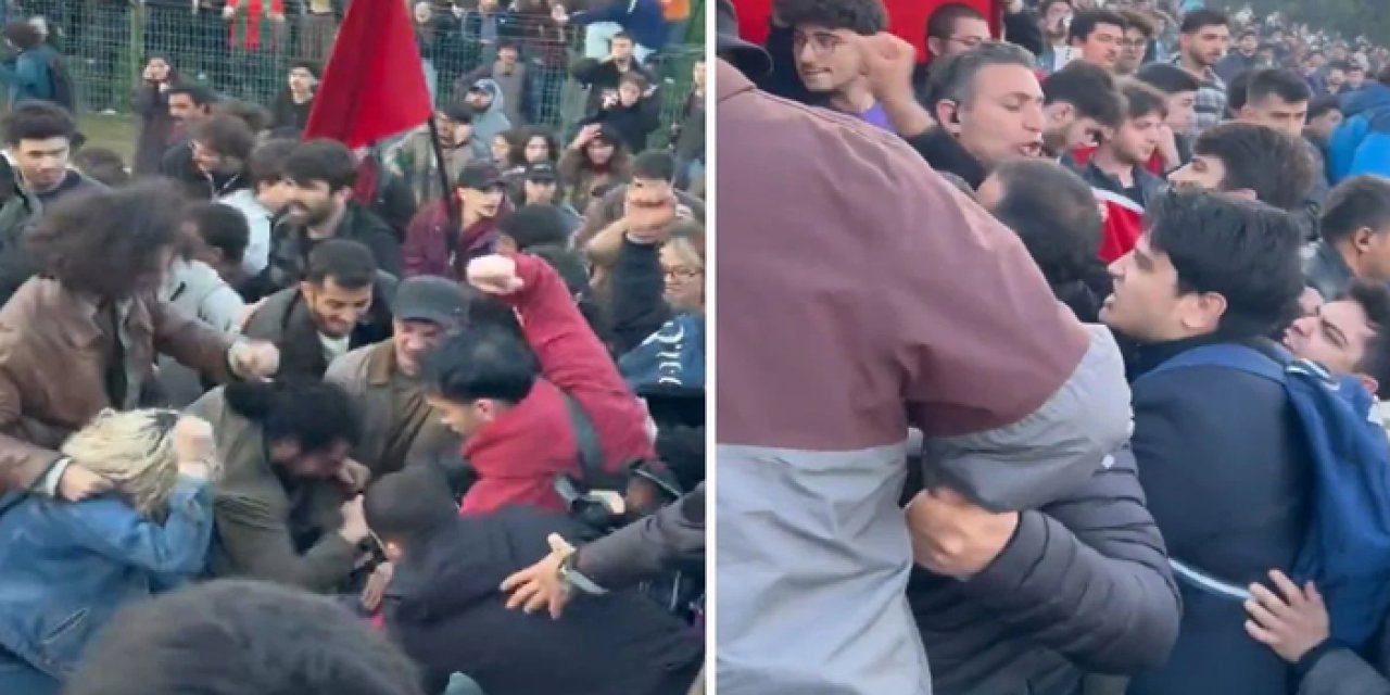 ODTÜ'deki bahar şenliğinde öğrenciler tekme tokat kavga etti
