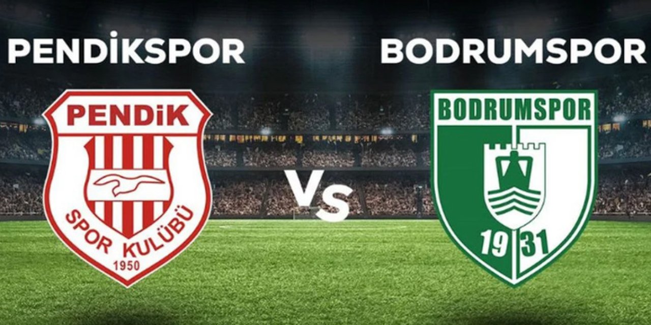 Bodrumspor Pendikspor hangi kanalda? Bodrumspor Pendikspor maçı nereden CANLI izlenir?