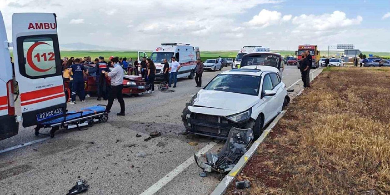 Konya-Ankara yolunda kaza: 5 yaralı