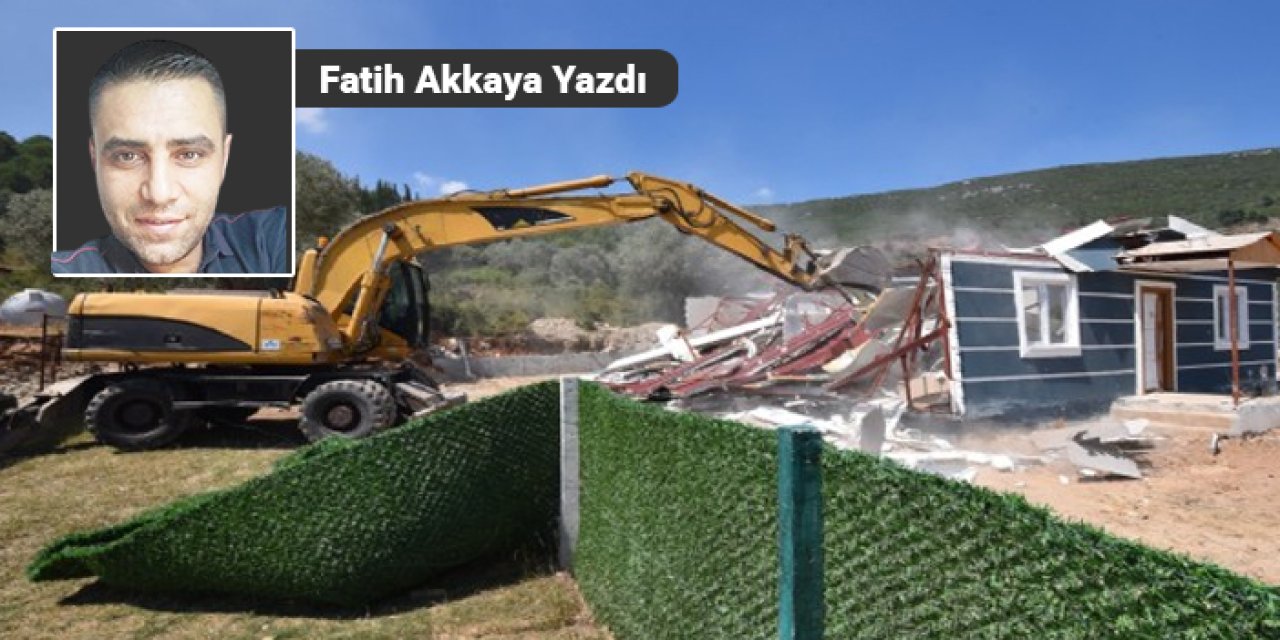 Fatih Akkaya Yazdı: “Yıkımları durdurun”