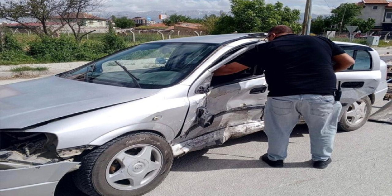 Konya Ereğli'de alt geçitte kaza: 5 yaralı
