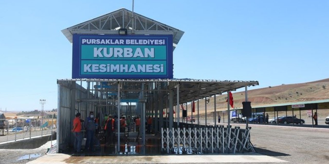 Pursaklar’da kurban kesim noktaları açıklandı