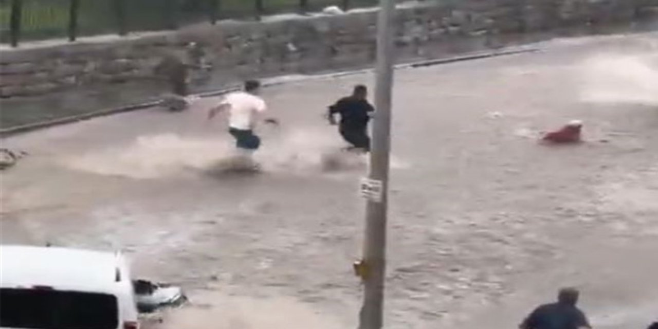 Başkentte sağanak dehşeti: Alt geçit ve caddeler suyla doldu